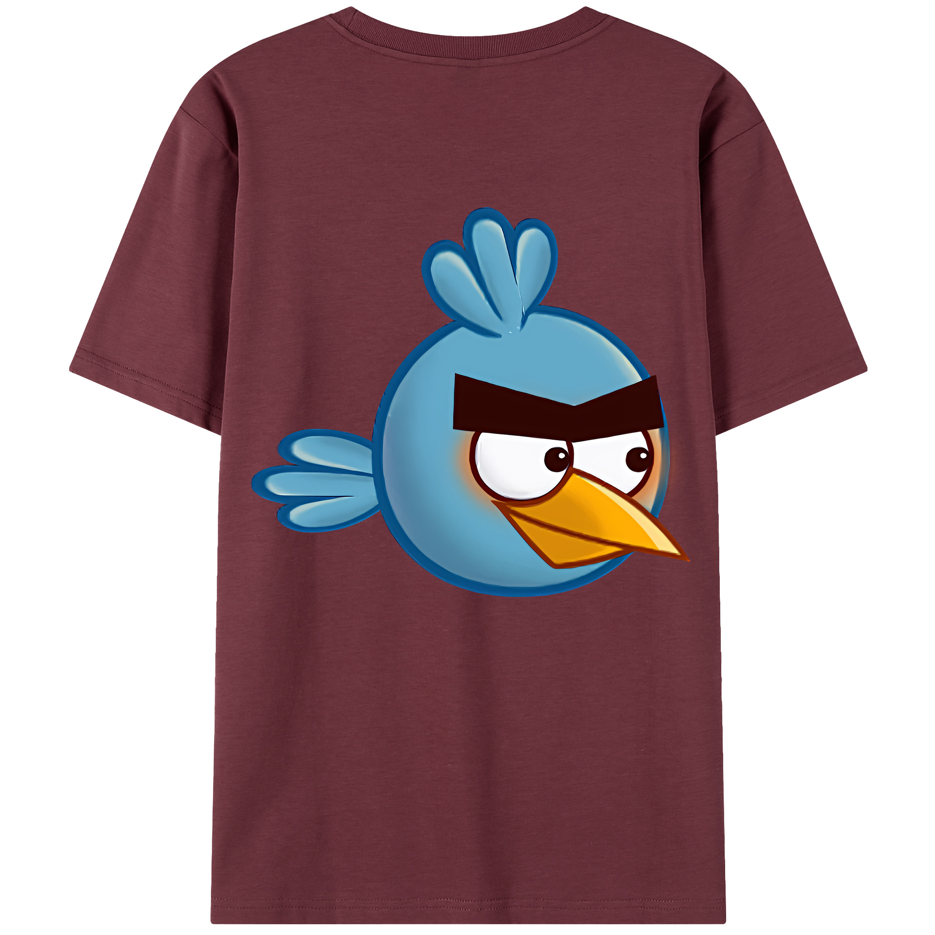 （画像用） Angry Birds アングリーバード 綿100％半袖Tシャツ（背面プリント）